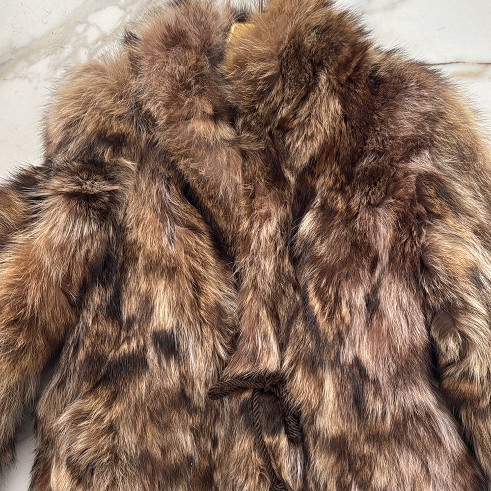 Luxurious Brown Fur Jacket - **REAL FUR** - Picture 8 of 14